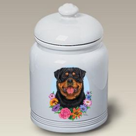 Rottweiler - Best of Breed TP Ceramic Treat Jar