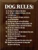 Dog Rules: Funny Sign