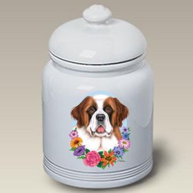 Saint Bernard - Best of Breed TP Ceramic Treat Jar