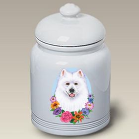 Samoyed - Best of Breed TP Ceramic Treat Jar