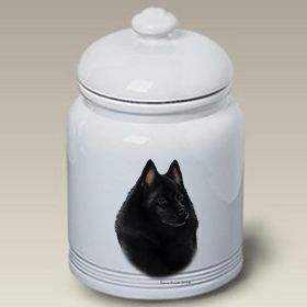 Schipperke - Best of Breed Ceramic Treat Jar