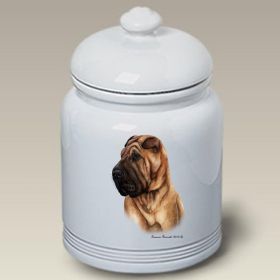 Shar Pei - Fawn - Best of Breed Ceramic Treat Jar