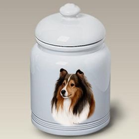 Sheltie - Sable - Best of Breed Ceramic Treat Jar