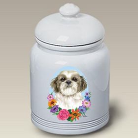 Shih Tzu - Puppy Cut - Best of Breed TP Ceramic Treat Jar