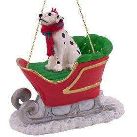 Dalmatian - Sleigh Ride Ornament