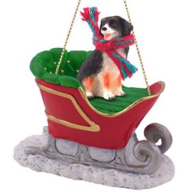 Bernese Mountain Dog - Sleigh Ride Ornament