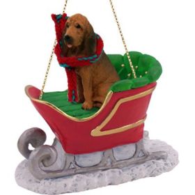 Bloodhound - Sleigh Ride Ornament