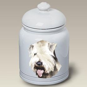 Soft Coated Wheaten Terrier - Best of Breed Ceramic Treat Jars