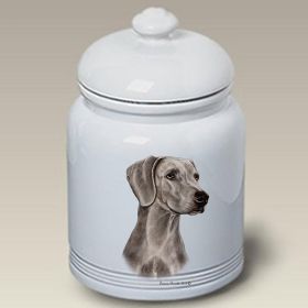 Weimaraner - Best of Breed Ceramic Treat Jar