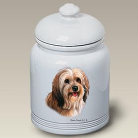 Tibetan Terrier - Red Sable - Best of Breed Ceramic Treat Jar