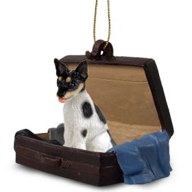 Rat Terrier - "Traveling Companion" Suitcase Ornament