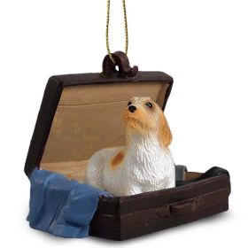 Petit Basset Griffon Vendeen - "Traveling Companion" Suitcase Ornament