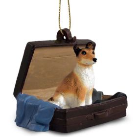 Collie - Smooth Coat - "Traveling Companion" Suitcase Ornament