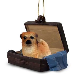 Tibetan Spaniel - "Traveling Companion" Suitcase Ornament