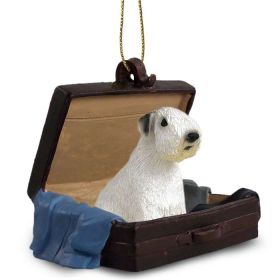 Sealyham Terrier - "Traveling Companion" Suitcase Ornament