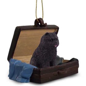 Chow Chow - Black - "Traveling Companion" Suitcase Ornament