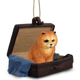 Chow Chow - Red - "Traveling Companion" Suitcase Ornament