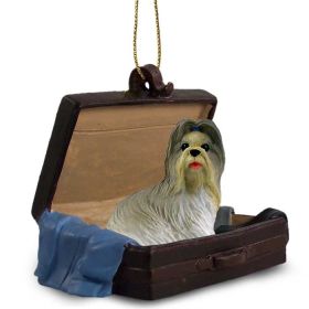 Shih Tzu - Mixed - "Traveling Companion" Suitcase Ornament