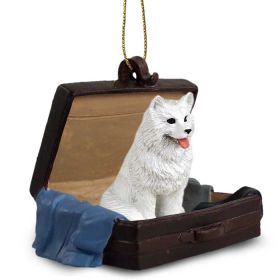 Samoyed - "Traveling Companion" Suitcase Ornament