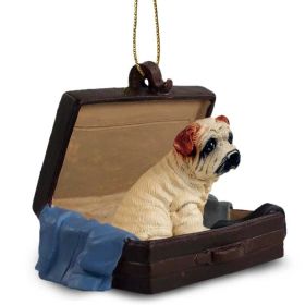 Shar-Pei - Cream - "Traveling Companion" Suitcase Ornament