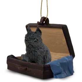 Brussels Griffon - Black - "Traveling Companion" Suitcase Ornament