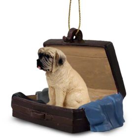 Mastiff - "Traveling Companion" Suitcase Ornament