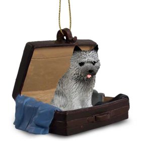 Cairn Terrier - Gray - "Traveling Companion" Suitcase Ornament