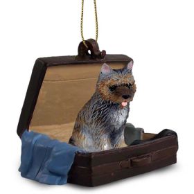 Cairn Terrier - Brindle - "Traveling Companion" Suitcase Ornament