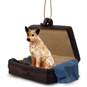 Australian Cattle Dog - Red - "Traveling Companion" Suitcase Ornament