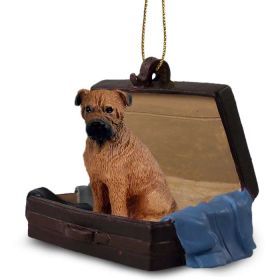 Bullmastiff - "Traveling Companion" Suitcase Ornament