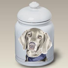 Weimaraner - Best of Breed Ceramic Treat Jars