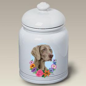 Weimaraner - Best of Breed TP Ceramic Treat Jar