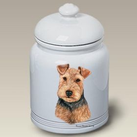 Welsh Terrier - Best of Breed Ceramic Treat Jar