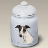 Whippet - Blue and White - Best of Breed Ceramic Treat Jar