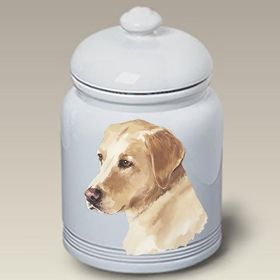 Labrador Retriever - Yellow - Best of Breed Ceramic Treat Jars