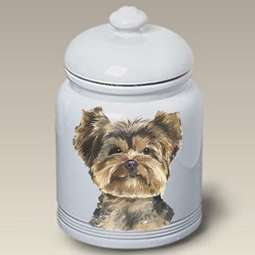 Yorkie - Puppy Cut - Best of Breed Ceramic Treat Jars