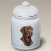 Labrador Retriever - Chocolate - Best of Breed Ceramic Treat Jar