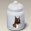 Boxer - Fawn - Cropped - Best of Breed Ceramic Treat Jar