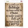 Bulldogs Without My House Would Be Clean Novelty Rectangle Sticker Decal