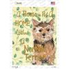 Norfolk Terrier Not a Home Without a Novelty Rectangle Sticker Decal