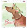 Dachshund Good Dog  Novelty Square Sticker Decal