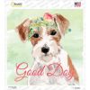 Jack Russell Good Dog  Novelty Square Sticker Decal